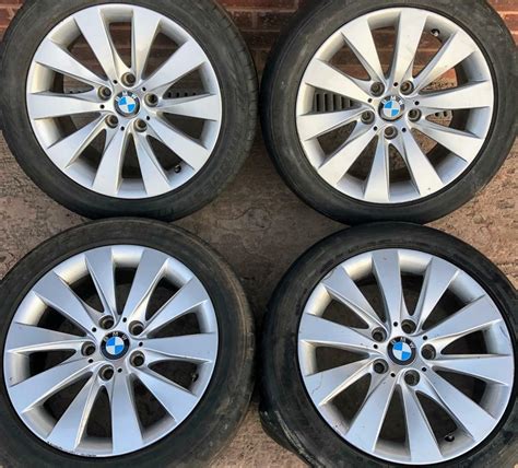 BMW 3 series 17 inch Alloy Wheels 5 x 120 Genuine F30 Luxury Modern Line Style 413 M 7.5j et37 ...