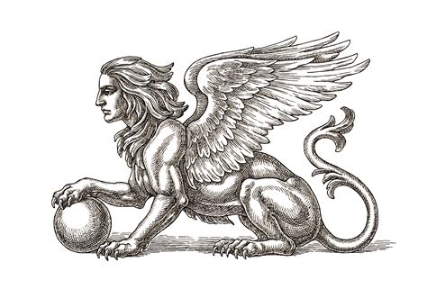 Sphinx - Greek Mytholigical Creature that is Half Lion and Half Woman