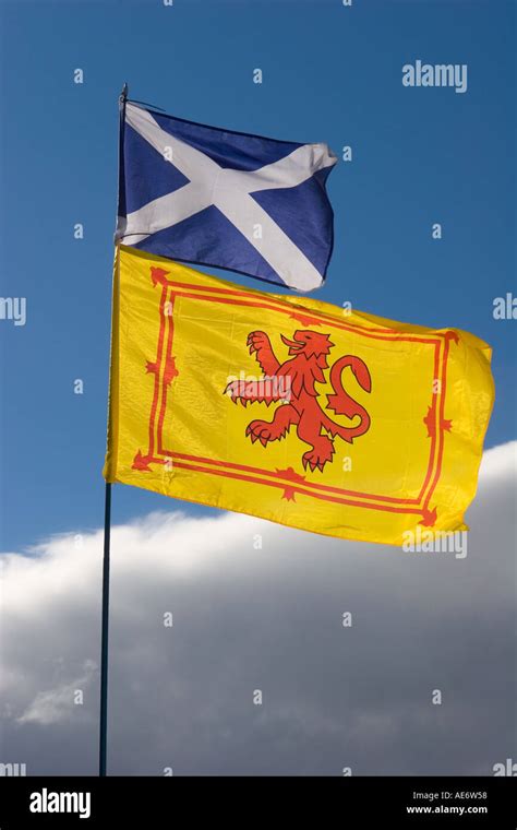 Scottish lion flag, concept hi-res stock photography and images - Alamy