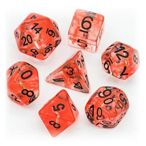 Classes - Rogue (dagger) - 7pc RPG Dice Set – Random Encounter Dice