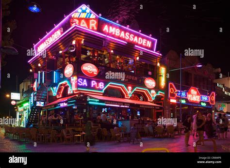 Nightlife in Ayia Napa, Southern Cyprus, Cyprus Stock Photo, Royalty Free Image: 48753661 - Alamy