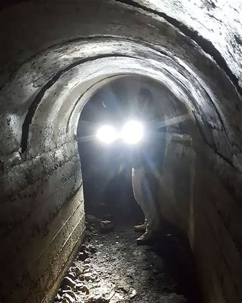 Mom discovers 160-foot, World War II-era underground bomb shelter after lifting up a slab in her ...