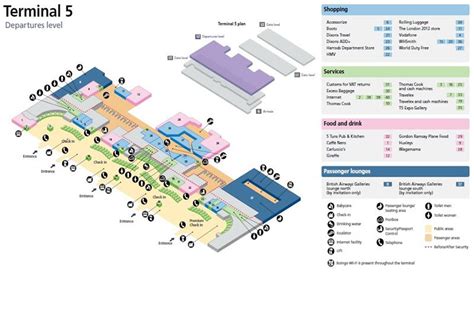 Heathrow International Airport UK Terminal Maps, LHR Information and Airport Guide | Airport map ...