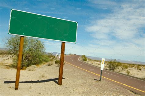 Blank Road Sign | High-Quality Abstract Stock Photos ~ Creative Market