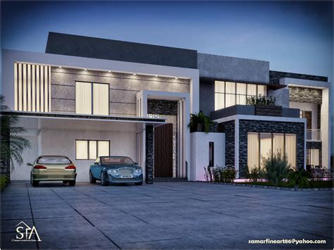 Modern Villa House (full project) :: Behance