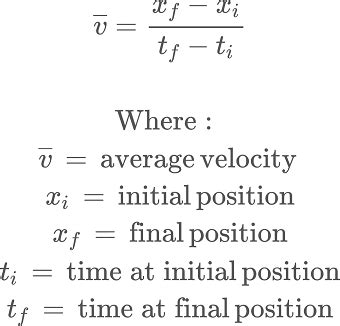 Average Velocity | Definition, Formula & Calculation - Lesson | Study.com