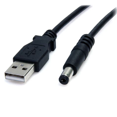 StarTech.com 3 ft USB to Type M Barrel 5V DC Power Cable - Power cable - USB (power only) (M) to ...