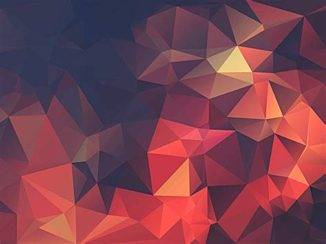 Download Indigo And Red Abstract Polygon Wallpaper | Wallpapers.com