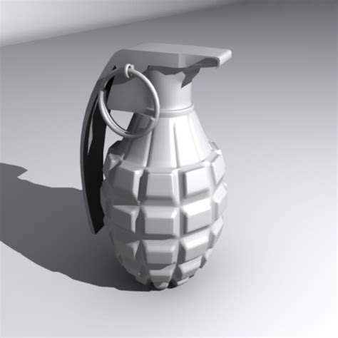 grenade pineapple 3d model