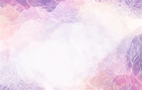 Floral with Watercolor Pastel Background 8680979 Vector Art at Vecteezy