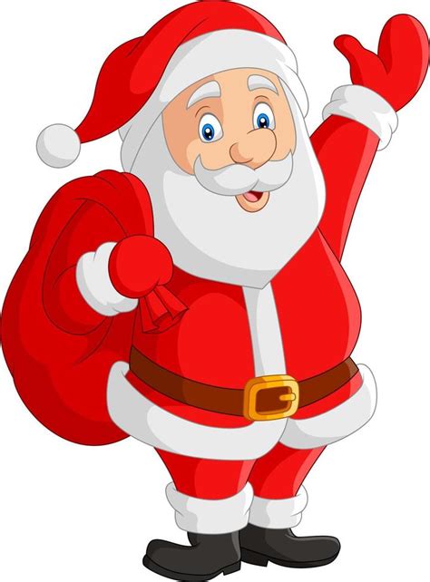 Santa Claus Cartoon Vector Art, Icons, and Graphics for Free Download