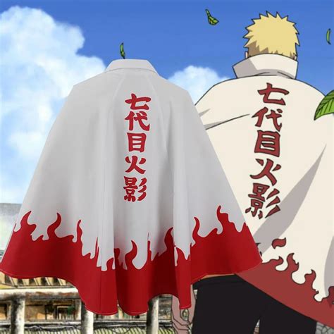 Cosplaydiy Anime Naruto Seventh Hokage Cloak Costume Naruto Uzumaki ...