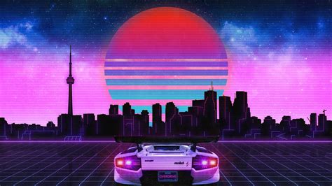 Retro Neon City 1080p Wallpapers - Wallpaper Cave