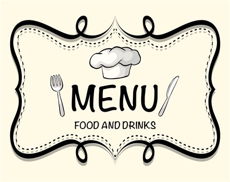 Logo design of restaurant menu 430684 Vector Art at Vecteezy