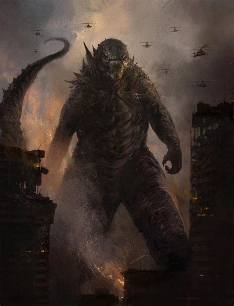 Devil And God Godzilla Wallpaper Monster Concept Art Kaiju Art | The ...