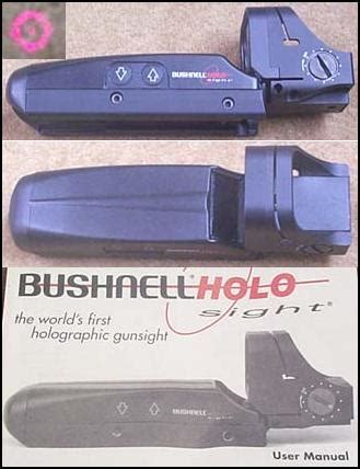 Bushnell Holosight Gen 1 Manual / Bushnell Ar Optics First Strike 2 0 Reflex Red Dot Sight ...