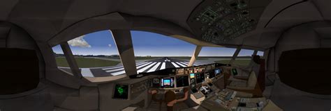 777-200ER cockpit 360 Panorama | 360Cities