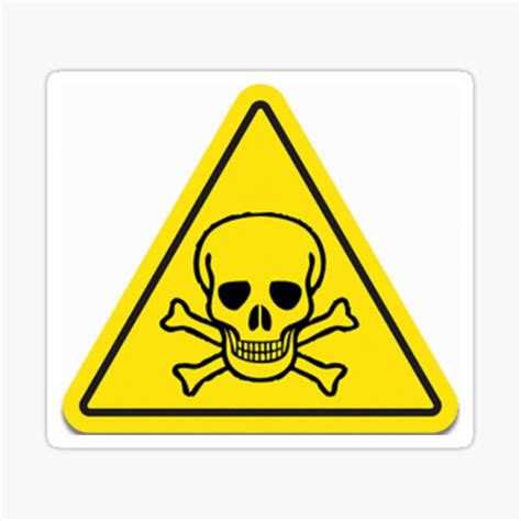 "WARNING - POISON" Sticker for Sale by HAUNTERSDEPOT | Redbubble