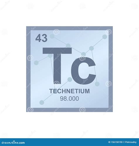 Technetium Periodic Table Of The Elements Vector | CartoonDealer.com #162325642