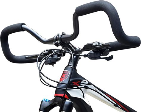 homedecoam Touring Bicycle Butterfly Handlebars Trekking Cycling Handle Bars + Sponge Foam Tube ...