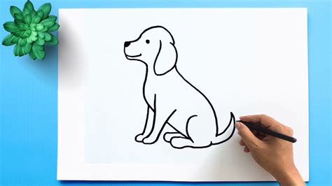 Dog Drawing Easy