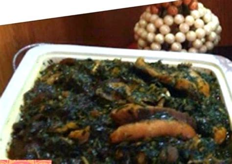 Afang Soup Recipe by CookWithDorah - AbujaMom - Cookpad