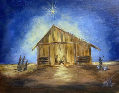 Nativity Scene – Art by Karen Wolfe