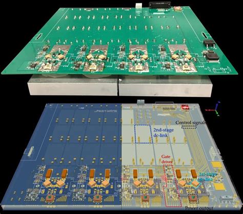 Circuit board layout (A. actual photo and B. design) with switching... | Download Scientific Diagram