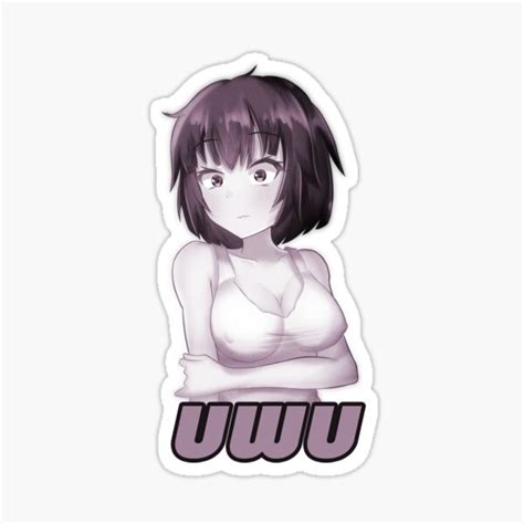 "anime cringe anime streetwear stickers iphone uwu" Sticker for Sale by Aracoth | Redbubble