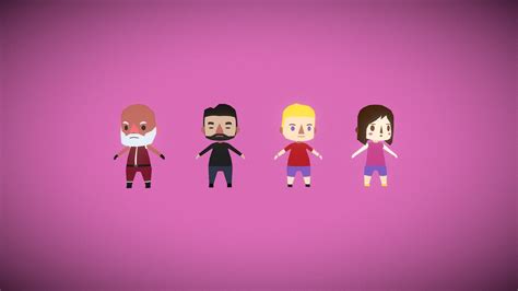 Low Poly Characters (PACK) - Download Free 3D model by micaelsampaio ...