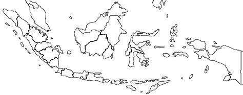 Indonesia Provinces Blank - MapSof.net