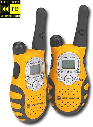 Best Buy: Motorola FRS/GMRS 5-Mile, 2-Way Radios Black/Yellow T5950