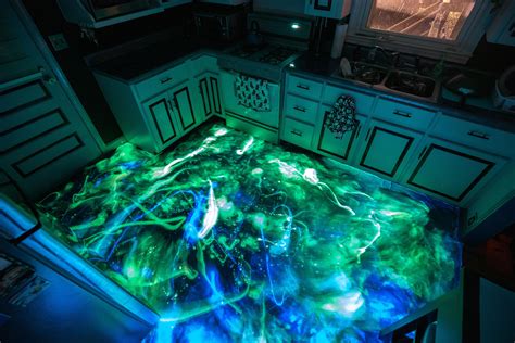 glow in the dark epoxy resin floor - Jacquelyne Mcgovern