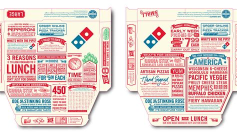 Domino's Pizza Box Illustrations | Dieline - Design, Branding & Packaging Inspiration