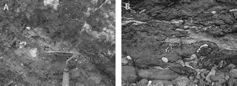 A) Brecha volcano-sedimentaria entremezclada con una ignimbrita... | Download Scientific Diagram