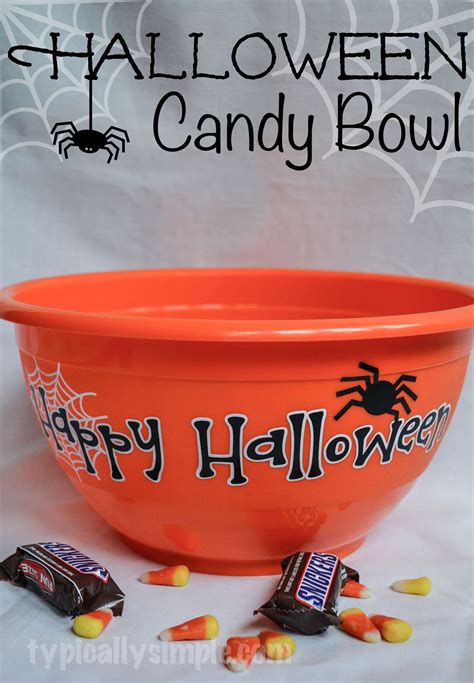 Halloween Candy Bowl - Typically Simple