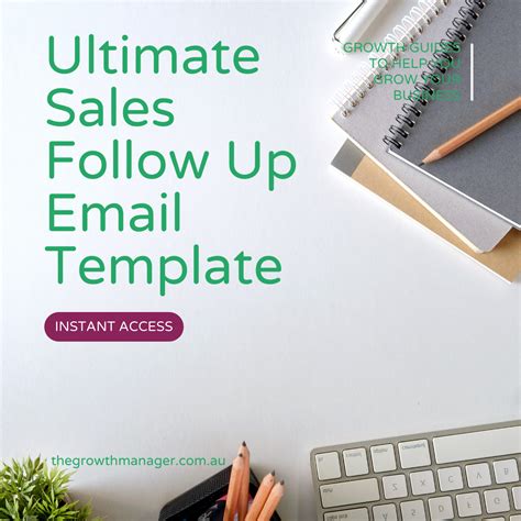 Ultimate Sales Follow Up Email Template - The Growth Manager