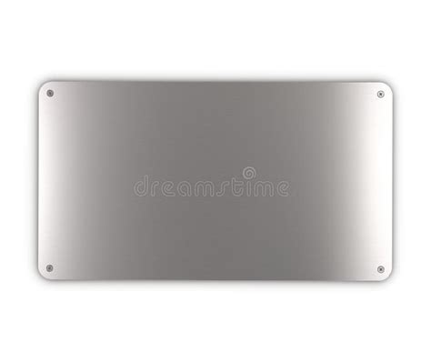 Aluminum plaque stock illustration. Illustration of panel - 25543761