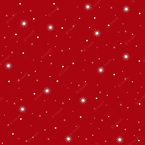 Premium Vector | Snowflake pattern on red background