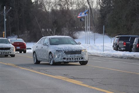 Cadillac CT4 Premium Luxury Spied With Production Grille, Lights