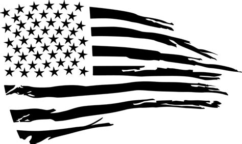 American Flag Decal SVG