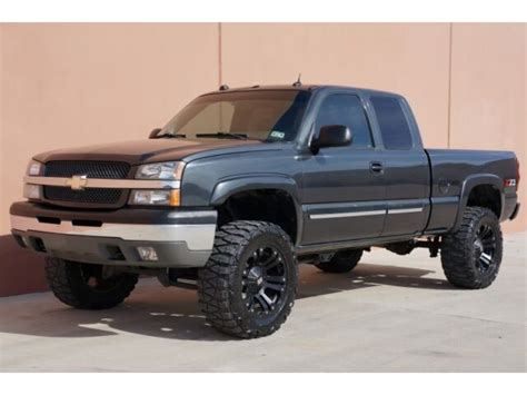 04 Chevy Silverado Z71 4x4 Ext Cab Lifted 20"xd Whls Backup Cam Bose Audio Clean - Used ...