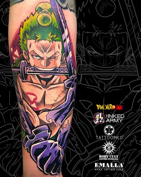 #anime #animetattoo #tattoo #animedrawing #animewallpaper #onepiece #onepiecetattoo #roronoazoro ...