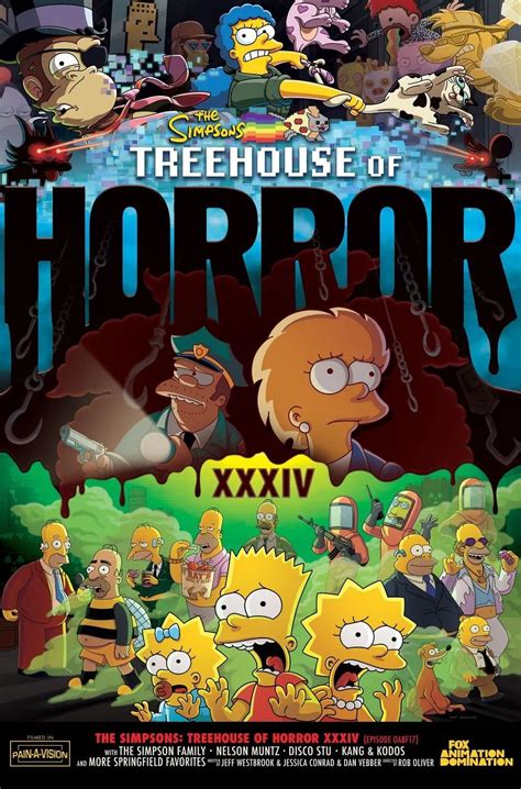 Simpsons Treehouse Of Horror 34 Poster Teases A Beloved Character's Return & Reveals Release ...