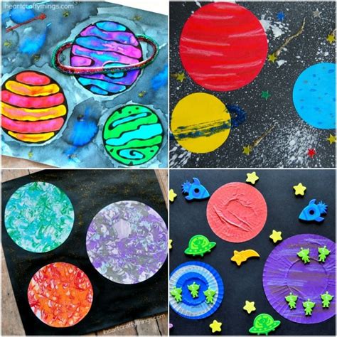 15+ Space Crafts For Kids -Easy Crafts For Preschoolers And Kids! - I Heart Crafty Things