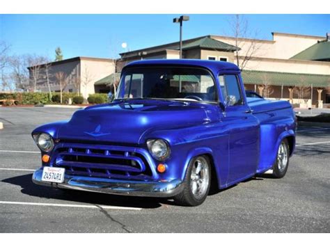 Restored 1957 Chevy Pickup Truck RestoMod 350/400 PS PDB AC Show and ...