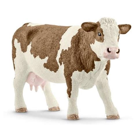 Schleich North America 216407 Simmental Cow Toy Figure - Brown & White | Walmart Canada