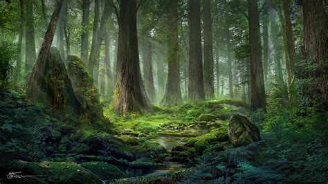 ArtStation - Light of Forest