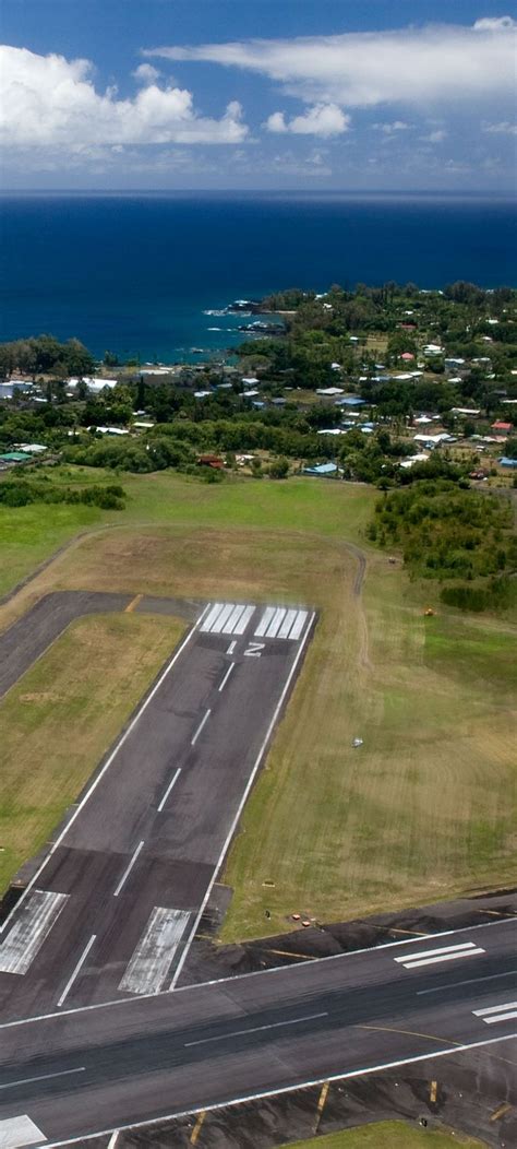 Aerial View of Runway at Hilo International Airport, Big Island, Hawai | Hawaiian travel, Big ...