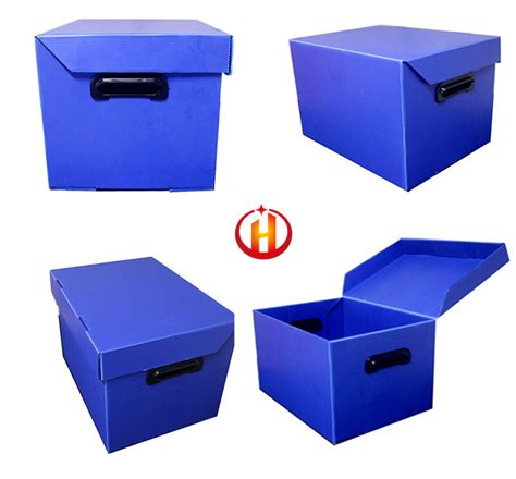 Foldable Coroplast Corrugated Plastic Storage Box With Lid - Top 5 Coroplast Manufacturer In China